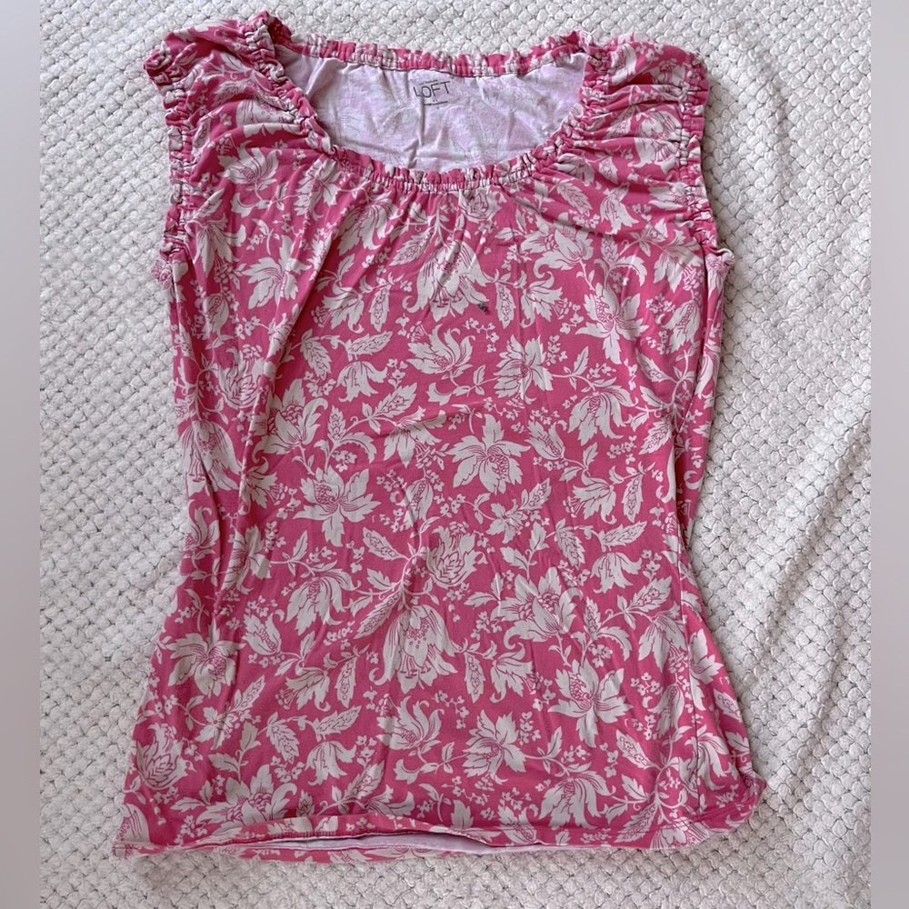 Coral Tank Top - Ann Taylor Loft - Size M